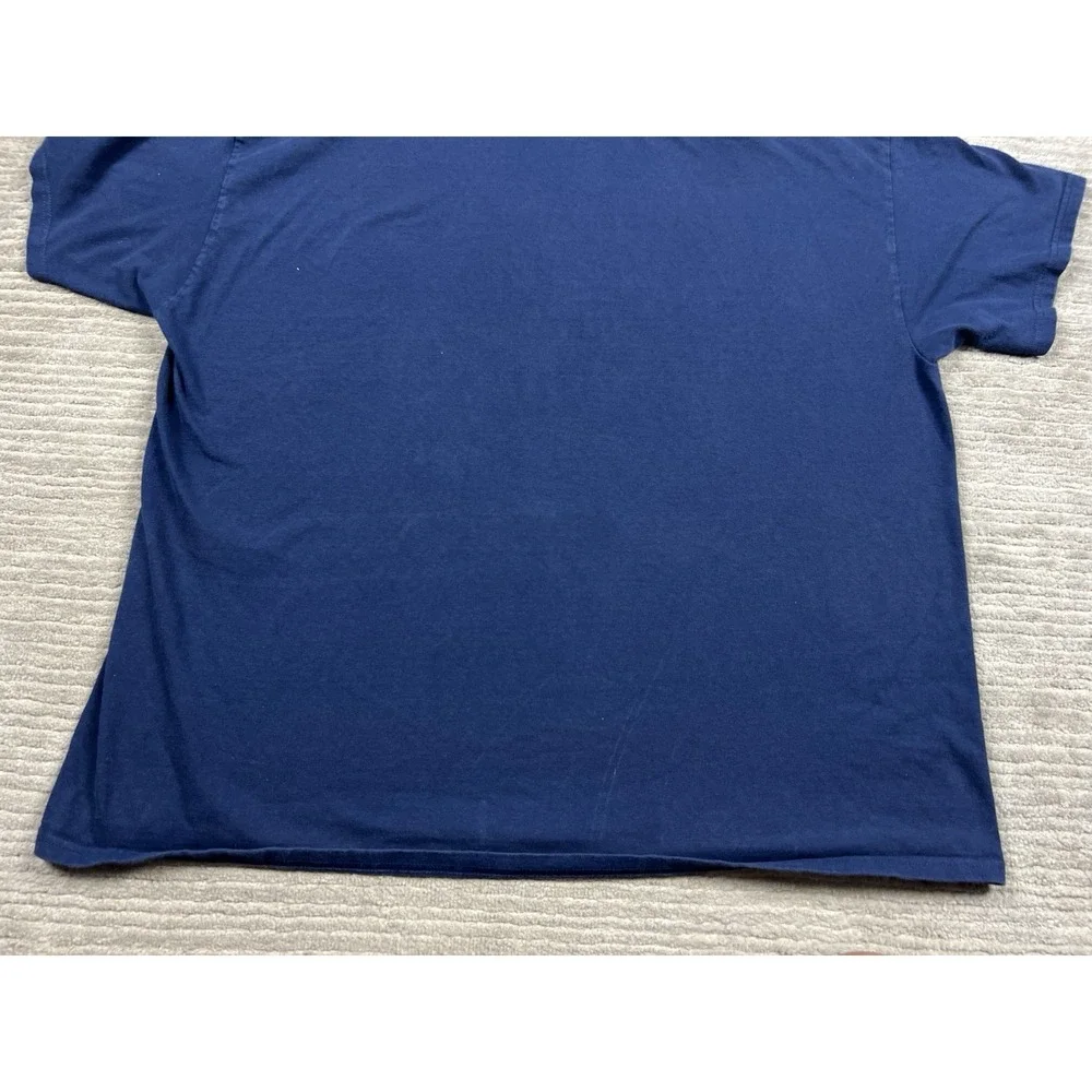 Disneyland Shirt Mens 2XL‎ Blue Short Sleeve Turkey Leg Graphic Print Cotton